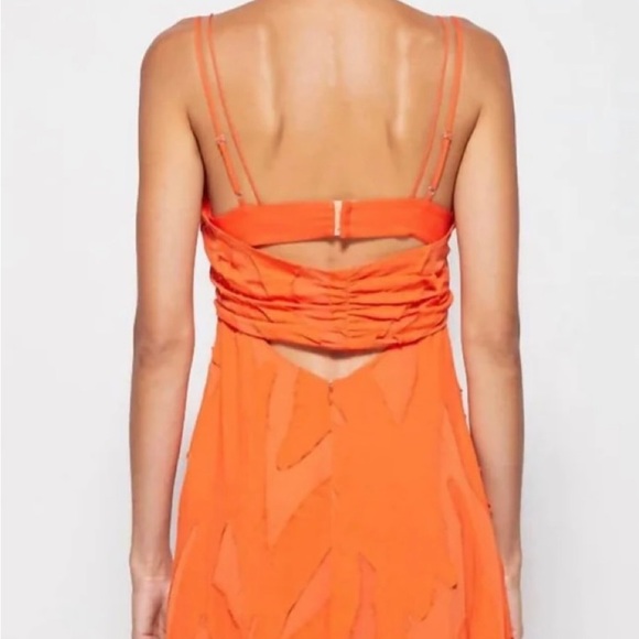 Jonathan Simkhai Katie Textured Slip Gown - Picture 2 of 7